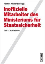 Cover von Inoffizielle Mitarbeiter des Ministeriums für Staatssicherheit 3