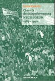 Cover von Chronik der Bürgerbewegung Neues Forum 1989 - 1990