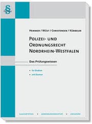 Cover von Polizei- und Ordnungsrecht Nordrhein-Westfalen