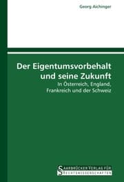 Cover von Der Eigentumsvorbehalt und seine Zukunft