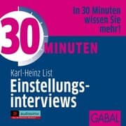 Cover von 30 Minuten Einstellungsinterviews