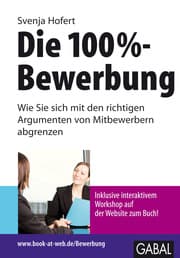 Cover von Die 100%-Bewerbung