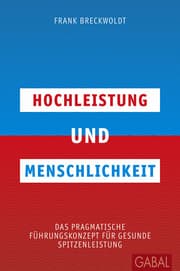 Cover von Hochleistung und Menschlichkeit