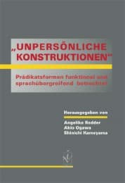 Cover von Unpersönliche Konstruktionen