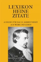 Cover von Lexikon Heine Zitate