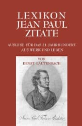 Cover von Lexikon Jean Paul Zitate