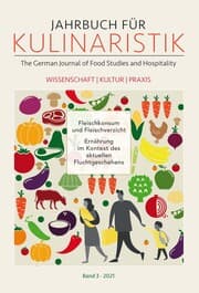 Cover von Jahrbuch für Kulinaristik, Bd. 3 (2021)