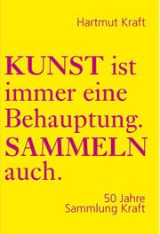 Cover von Kunst ist immer eine Behauptung. Sammeln auch.