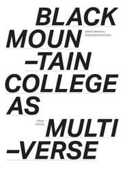 Cover von Black Mountain Collage as Multiverse