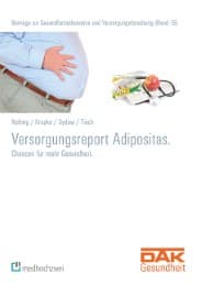 Cover von Versorgungsreport Adipositas
