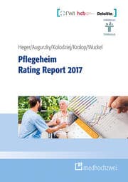 Cover von Pflegeheim Rating Report 2017