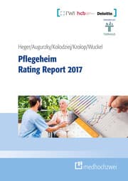 Cover von Pflegeheim Rating Report 2017