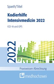 Cover von Kodierhilfe Intensivmedizin 2022