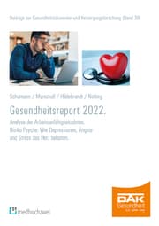 Cover von Gesundheitsreport 2022