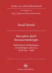 Cover von Korruption durch Bonuszuwendungen