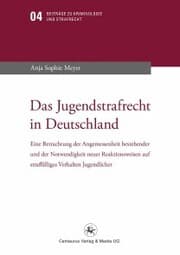 Cover von Das Jugendstrafrecht in Deutschland