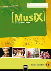 Cover von MusiX 1 (Ausgabe ab 2011) Schülerarbeitsheft 1B