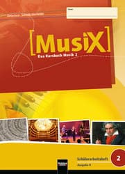 Cover von MusiX 2. Schülerarbeitsheft. Ausgabe Bayern
