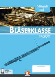 Cover von Leitfaden Bläserklasse. Schülerheft Band 1 - Fagott