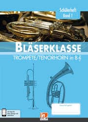 Cover von Leitfaden Bläserklasse. Schülerheft Band 1 - Trompete / Tenorhorn