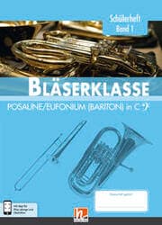 Cover von Leitfaden Bläserklasse. Schülerheft Band 1 - Posaune / Eufonium (Bariton)