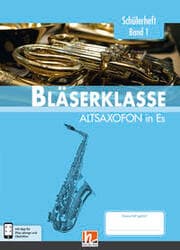 Cover von Leitfaden Bläserklasse. Schülerheft Band 1 - Altsaxofon