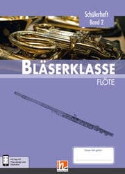 Cover von Leitfaden Bläserklasse. Schülerheft Band 2 - Flöte