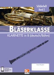 Cover von Leitfaden Bläserklasse. Schülerheft Band 2 - Klarinette