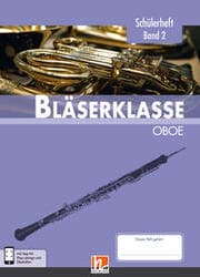 Cover von Leitfaden Bläserklasse. Schülerheft Band 2 - Oboe