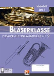 Cover von Leitfaden Bläserklasse. Schülerheft Band 2 - Posaune / Eufonium (Bariton)