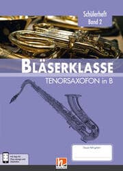 Cover von Leitfaden Bläserklasse. Schülerheft Band 2 - Tenorsaxofon