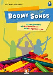 Cover von Boomy Songs. Groovige Lieder mit Boomwhackers und Bodypercussion