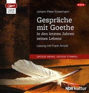 Cover von Gespräche mit Goethe in den letzten Jahren seines Lebens