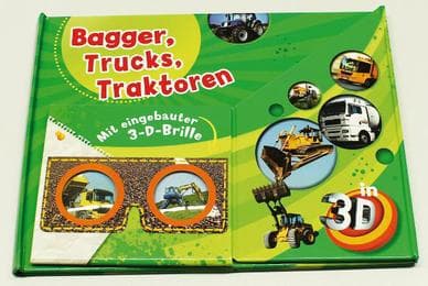 Cover von Bagger, Trucks, Traktoren in 3D
