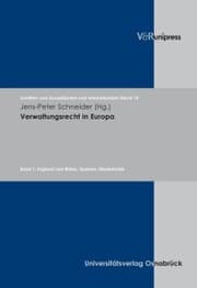 Cover von Verwaltungsrecht in Europa