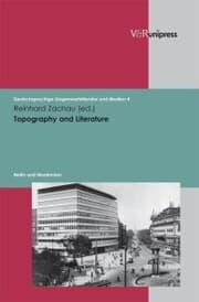 Cover von Topography and Literature