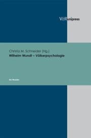 Cover von Wilhelm Wundt - Völkerpsychologie