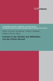 Cover von Schmerz in der Literatur des Mittelalters