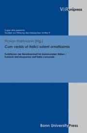 Cover von Cum verbis ut Italici solent ornatissimis