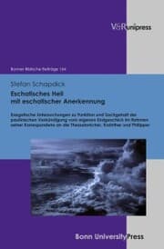 Cover von Eschatisches Heil mit eschatischer Anerkennung
