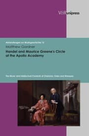 Cover von Handel and Maurice Greene's Circle at the Apollo Academy