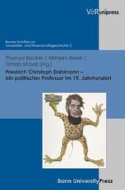 Cover von Friedrich Christoph Dahlmann - ein politischer Professor im 19. Jahrhundert
