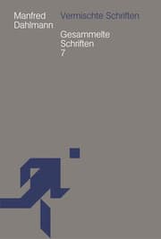 Cover von Vermischte Schriften