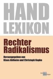Cover von Handlexikon Rechter Radikalismus