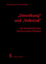 Cover von 'Umvolkung' und 'Volkstod'