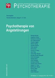 Cover von Psychotherapie von Angststörungen