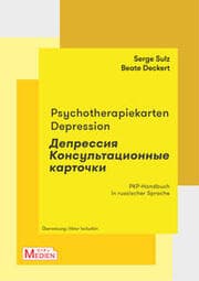 Cover von Psychotherapiekarten Depression Russisch