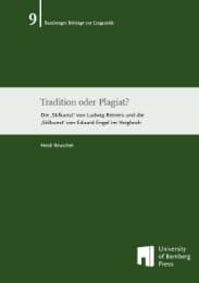 Cover von Tradition oder Plagiat?