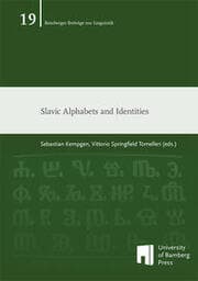 Cover von Slavic Alphabets and Identities