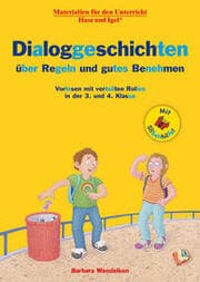 Cover von Dialoggeschichten über Regeln und gutes Benehmen/Silbenhilfe